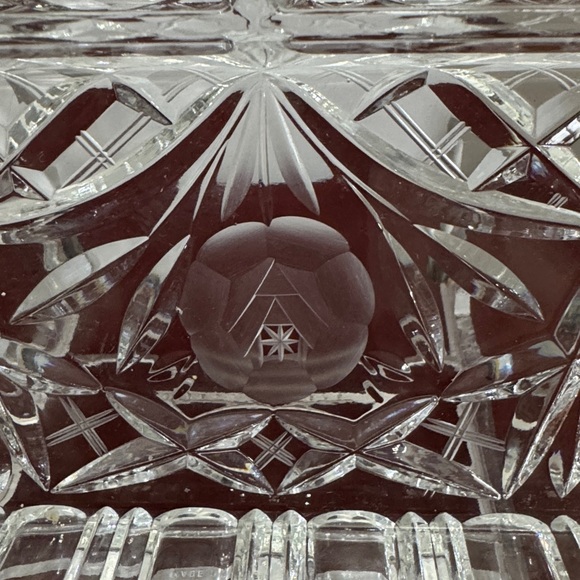 Vintage Lead Crystal Relish Dish, Elegant, and Pristine Divided 3-Section - Picture 2 of 5